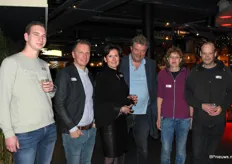 Het team van International Flower Network; Arjan Verschoor, Peter van Delft, Sandra Balk, Jan de Boer, Liesbeth Braakman en Ruben Walrave.